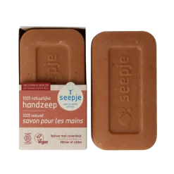 Seepje Hand en lichaamszeep vetiver cederhout