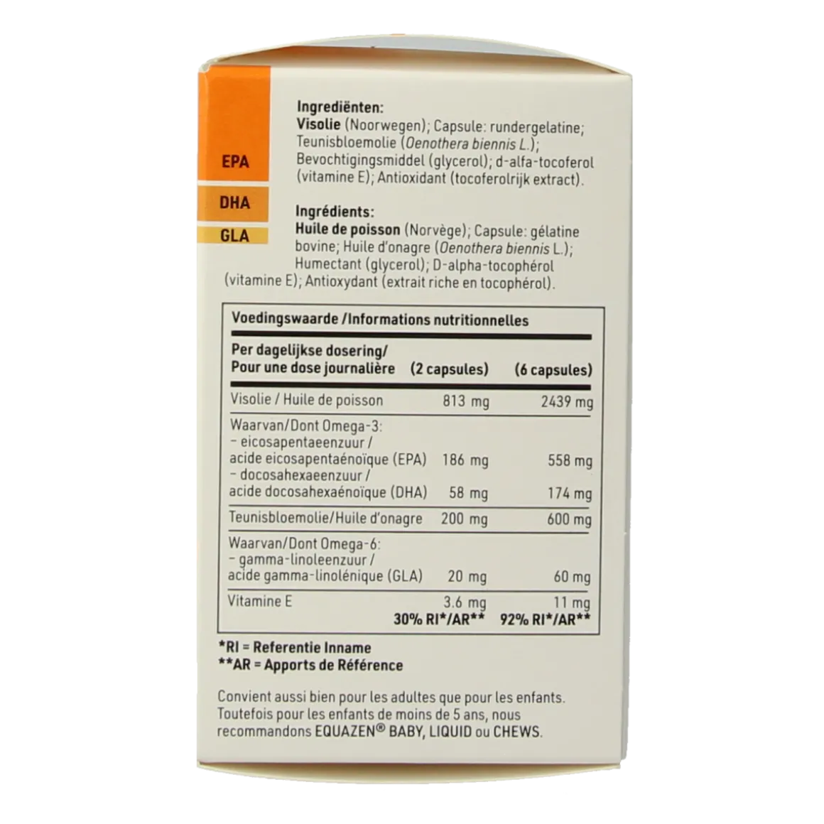 SFI Health Equazen capsules omega 3- & 6-vetzuren