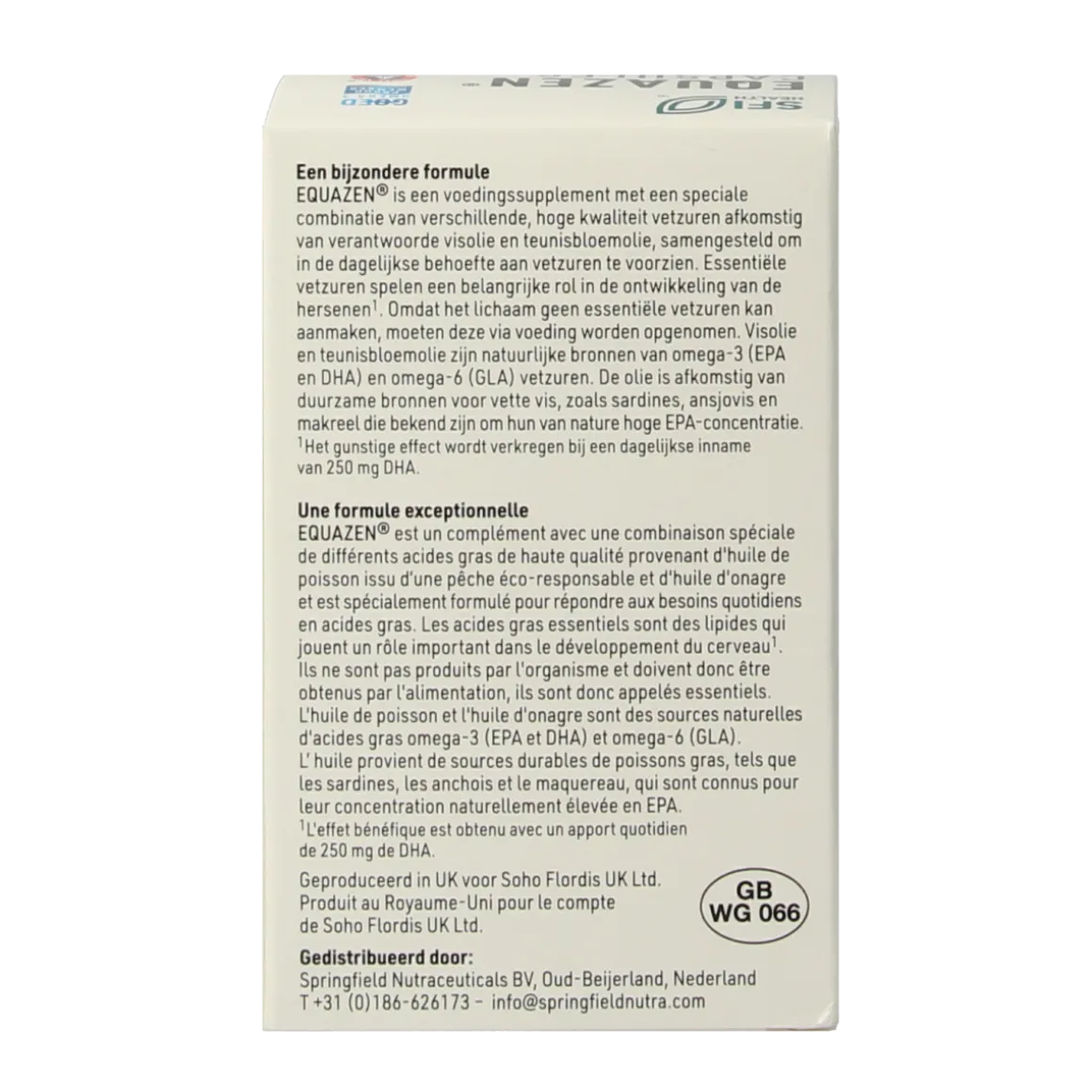 SFI Health Equazen capsules omega 3- & 6-vetzuren