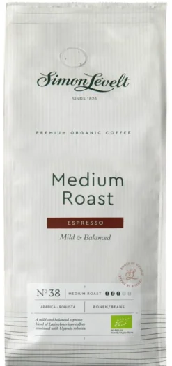Outlet Simon Levelt Cafe N38 espresso medium dark roast bio
