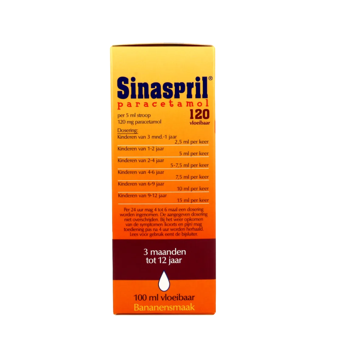 Sinaspril Paracetamol vloeibaar 120mg