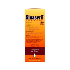 Sinaspril Paracetamol vloeibaar 120mg