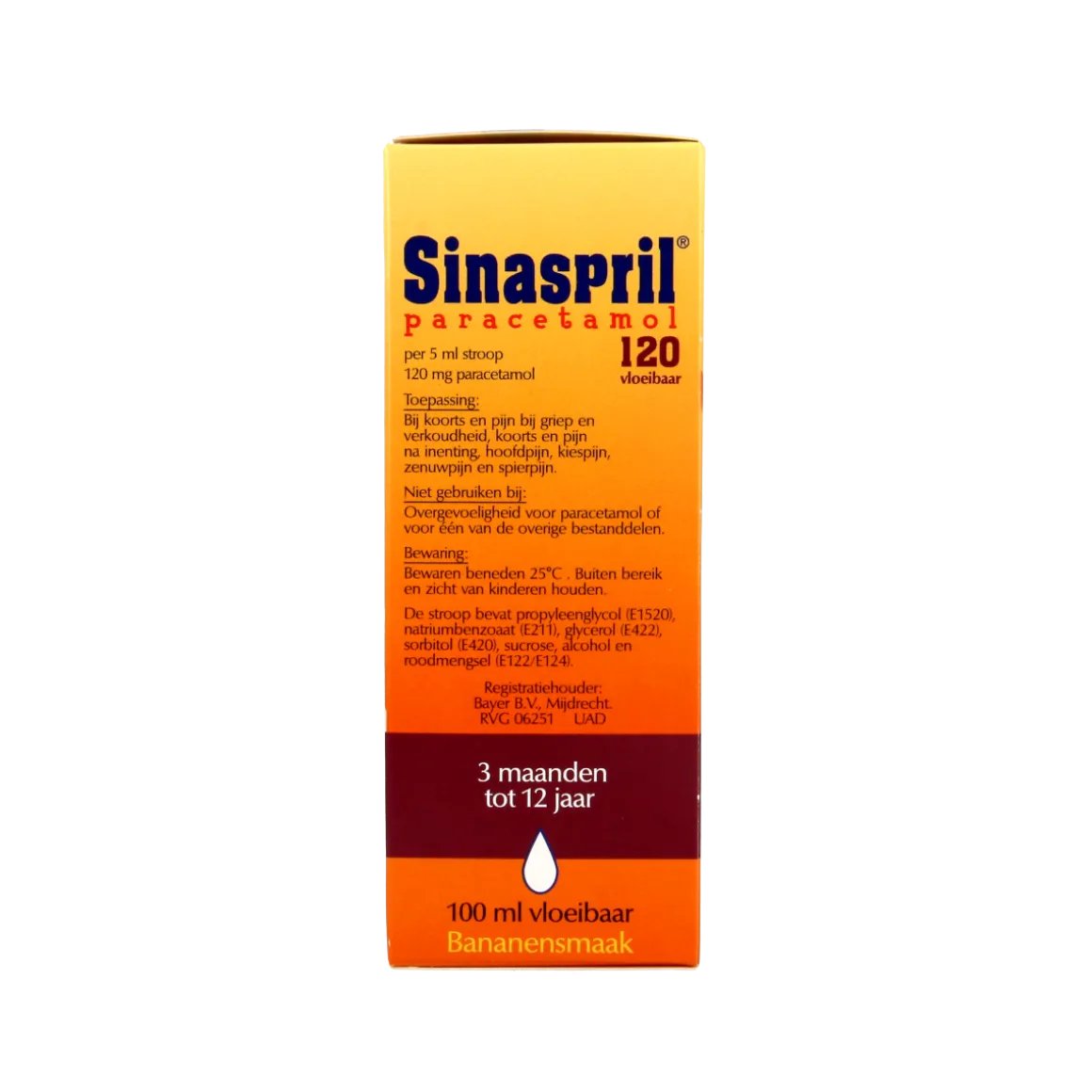 Sinaspril Paracetamol vloeibaar 120mg