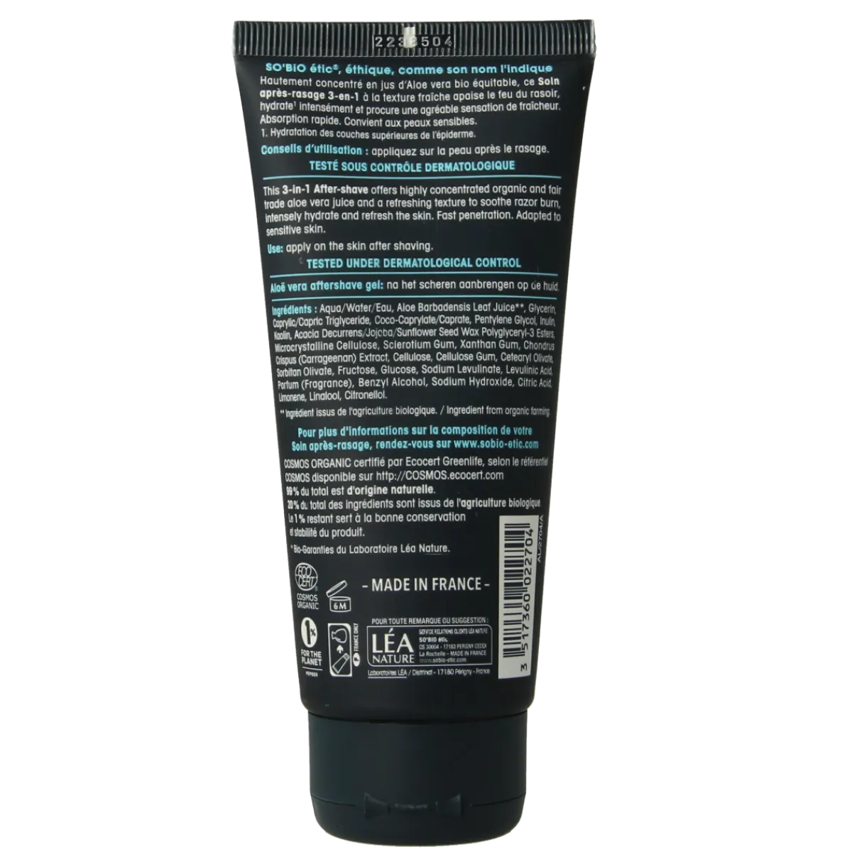 Discount So Bio Etic For men aftershave gel aloe vera