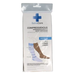 Discount Solvacare Compressiekous beige L 26 - 29 cm