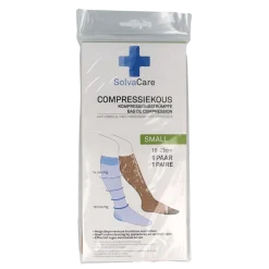 Clearance Solvacare Compressiekous beige S 19 - 23 cm