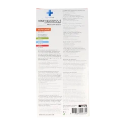Solvacare Compressiekous zwart XL 29 - 33 cm