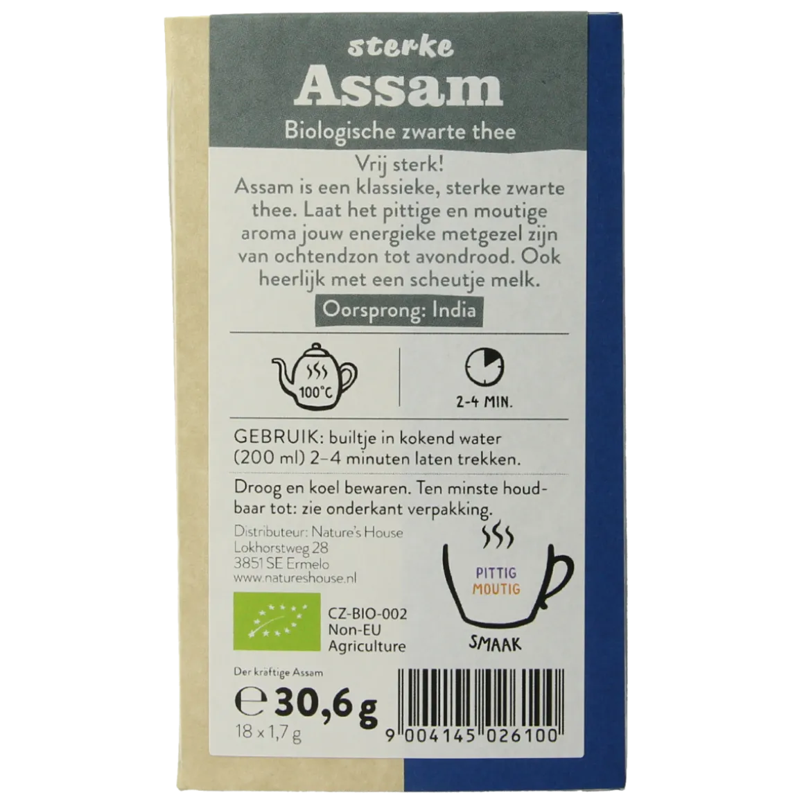 Sonnentor Assam English zwarte thee bio