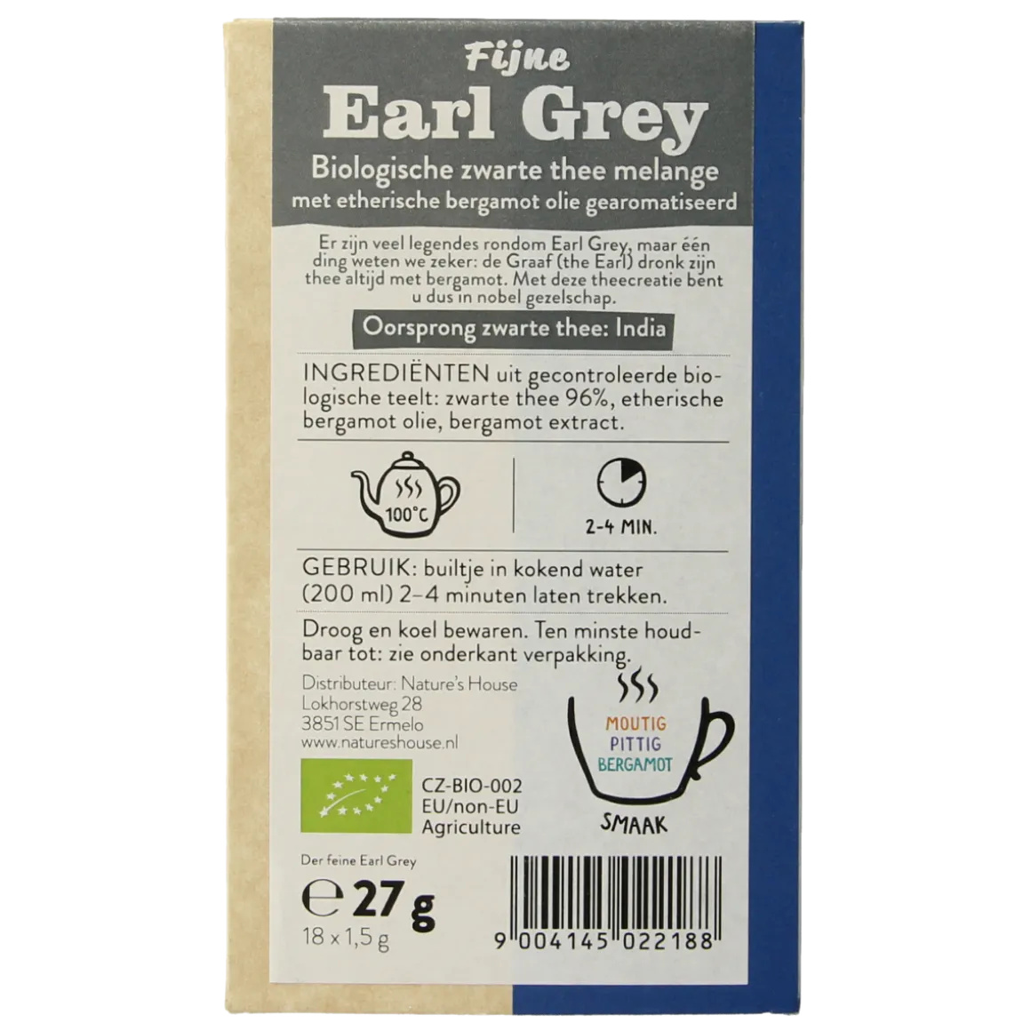 Sonnentor Earl grey thee bio