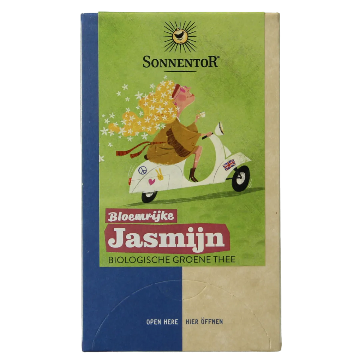 Sonnentor Jasmijn groene thee bio