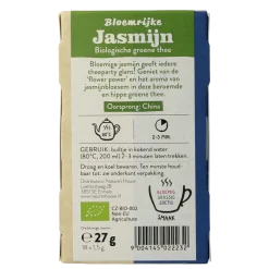 Sonnentor Jasmijn groene thee bio