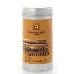 Outlet Sonnentor Kaneel gemalen metalen bus bio