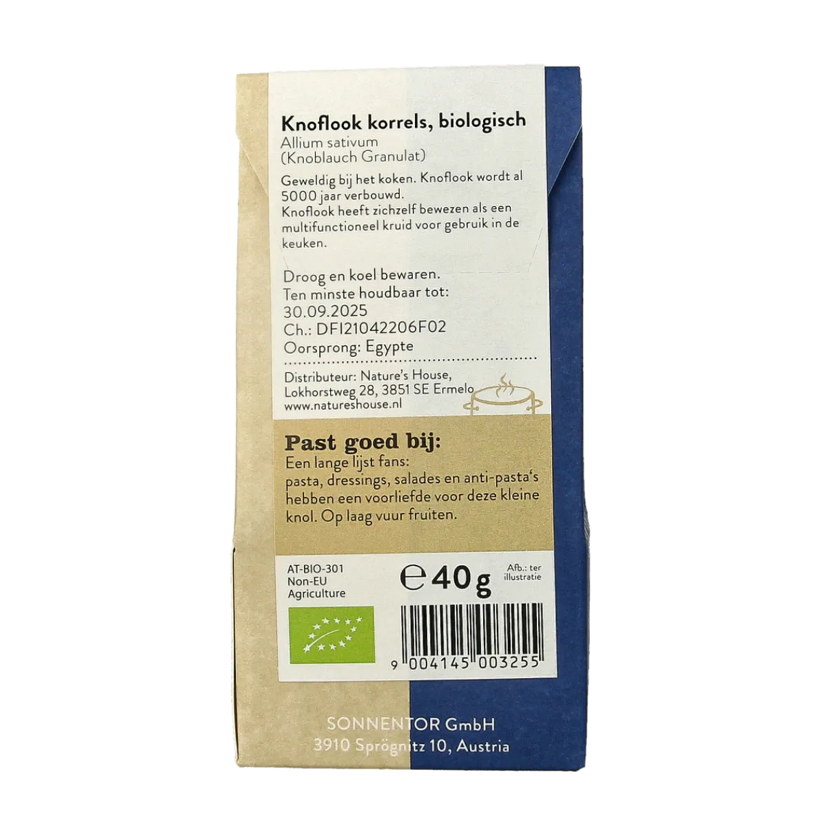 Sonnentor Knoflook bio