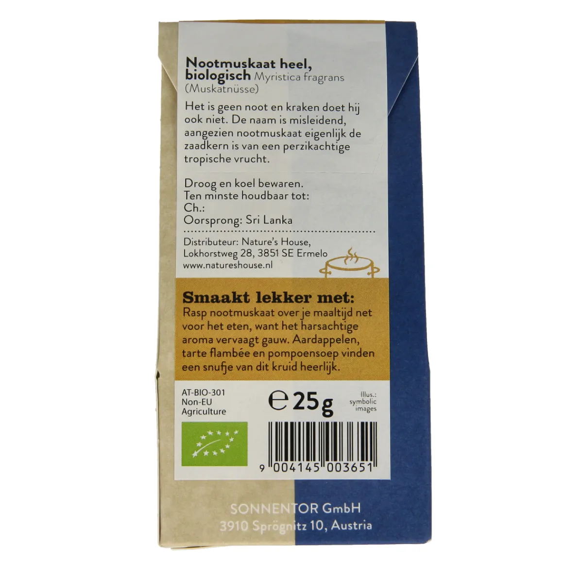 Outlet Sonnentor Nootmuskaat bio