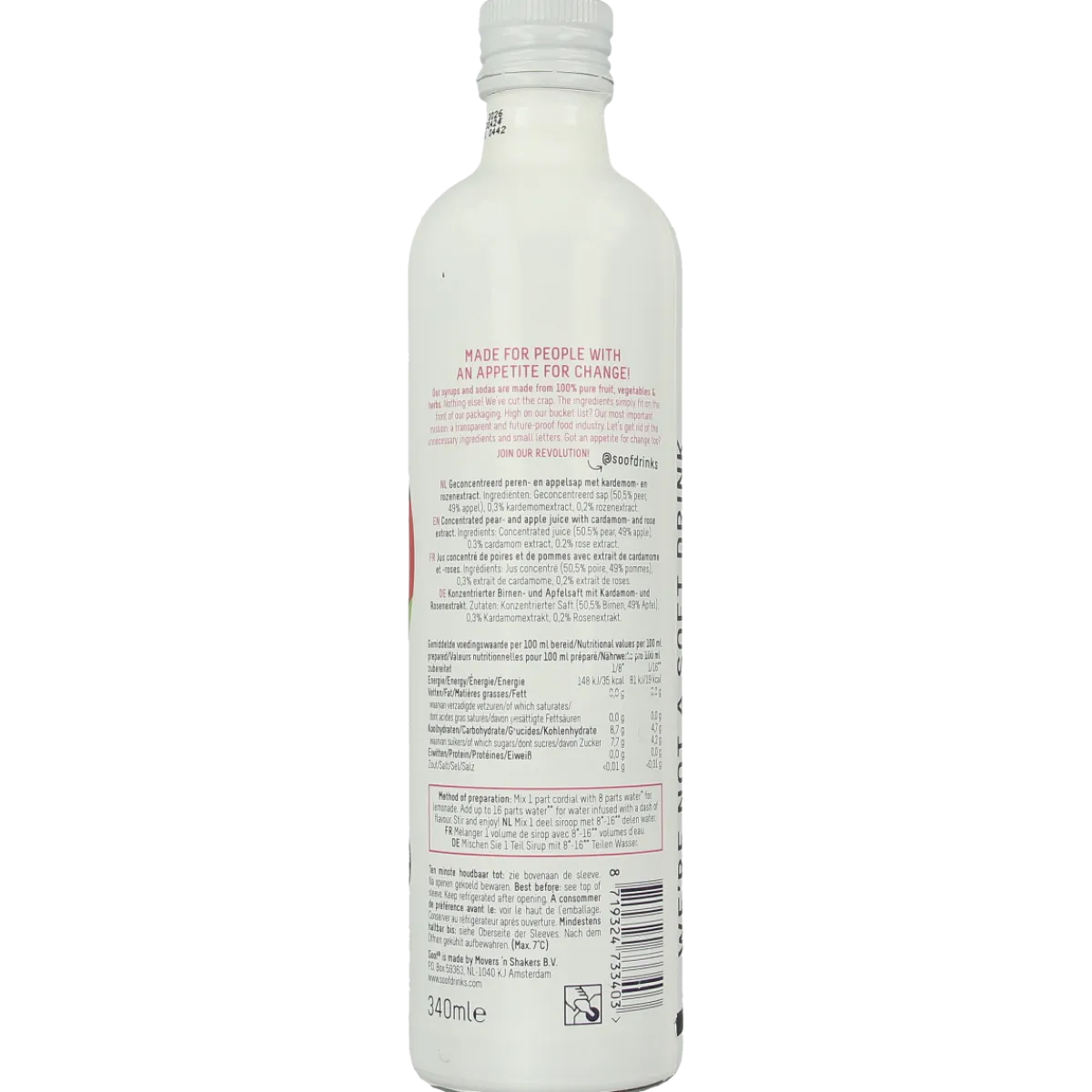 Best Soof Drinks Siroop kardemom peer & appel