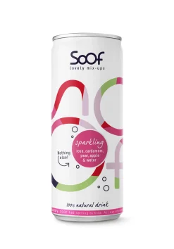 Soof Drinks Sparkling roos kardemom peer & appel