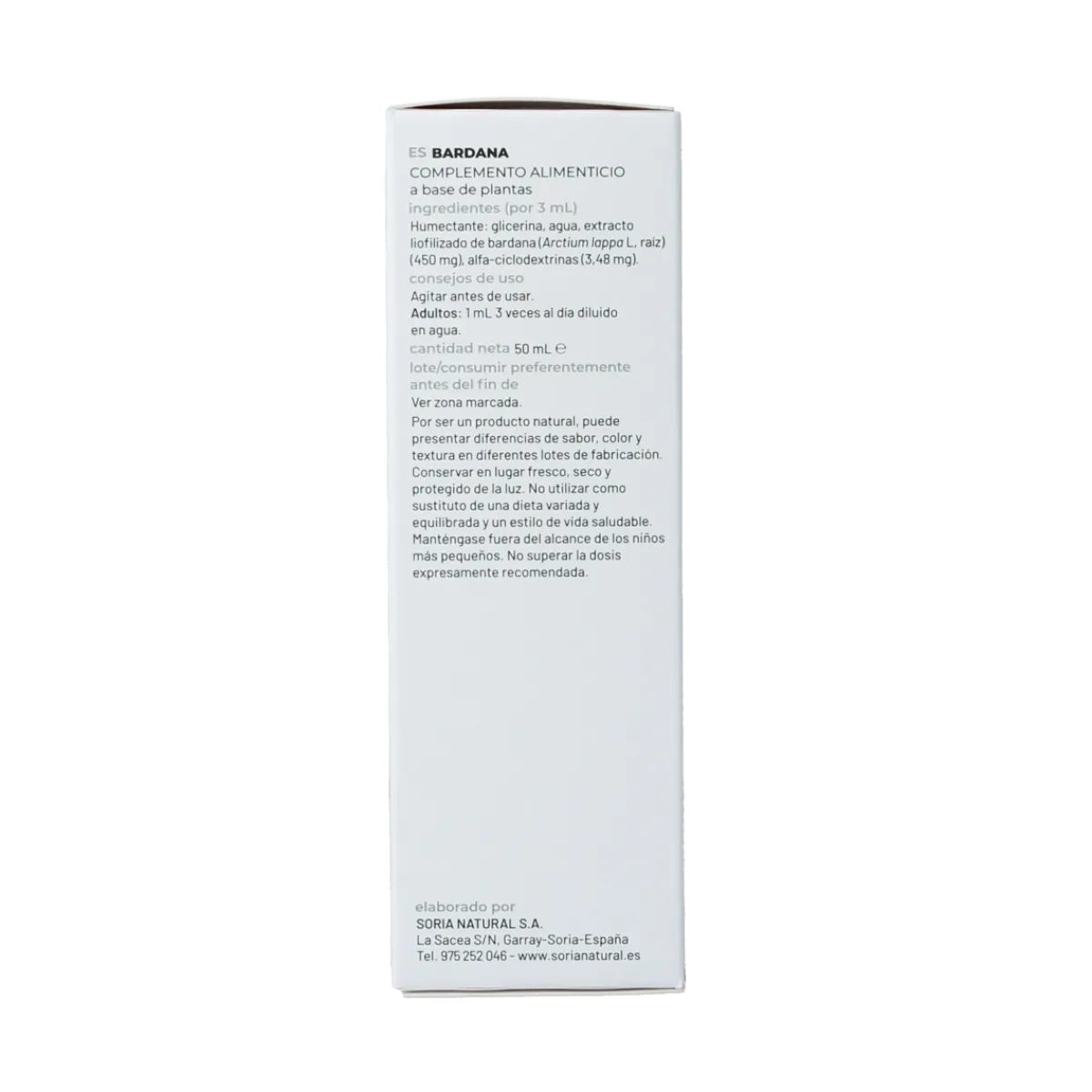 Soria Natural Arctium lappa extract