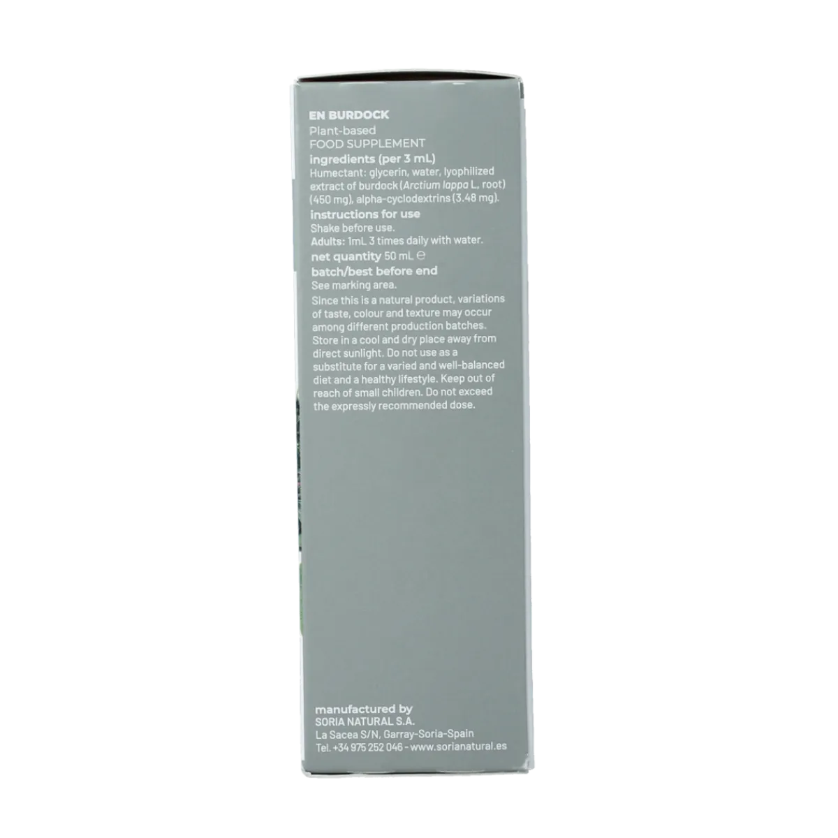 Soria Natural Arctium lappa extract