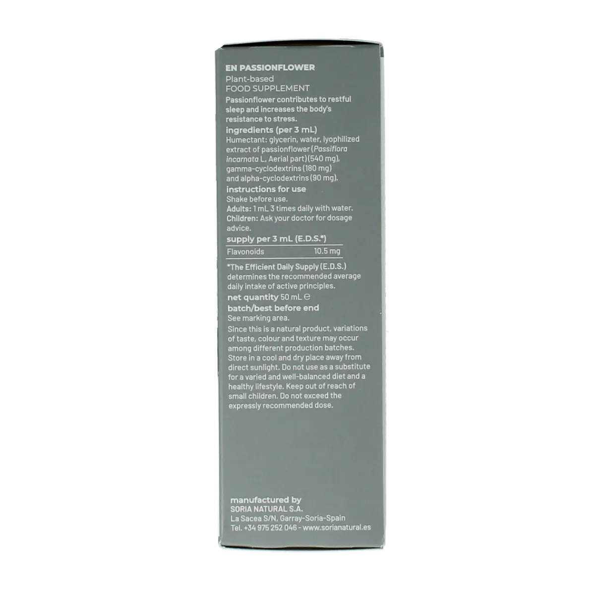 Clearance Soria Natural Passiflora incarnata extract