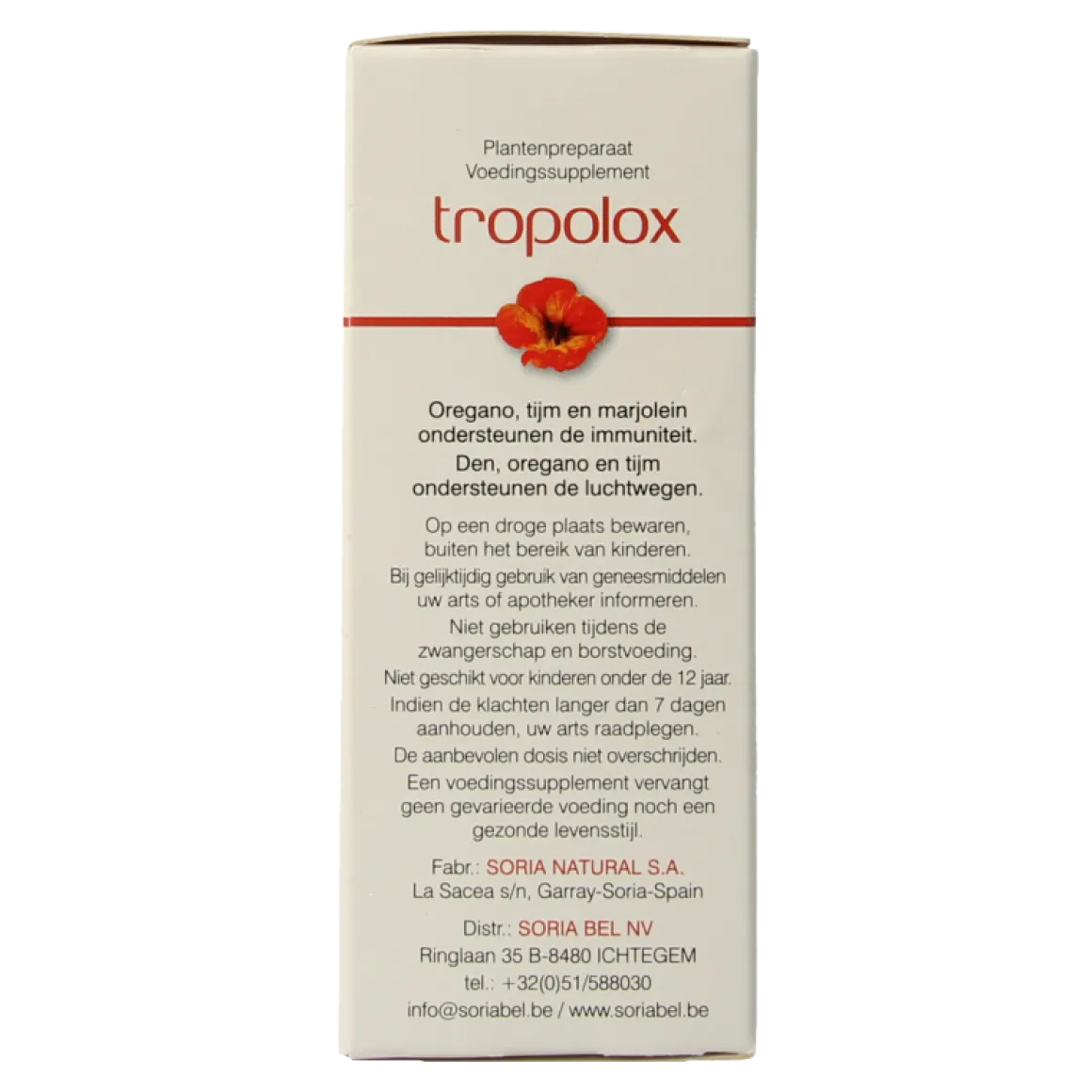 Soria Natural Tropolox