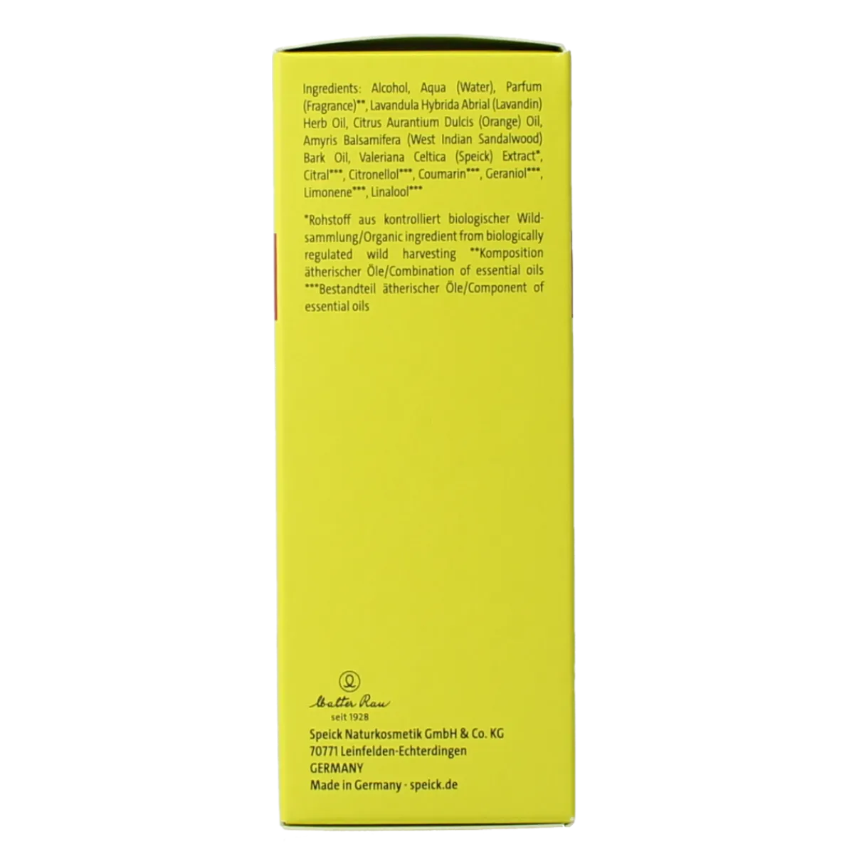 Speick Natural eau de cologne