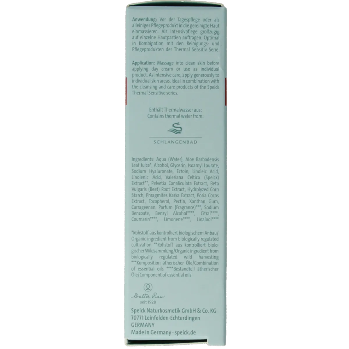 Discount Speick Thermal sensitive hyaluron serum