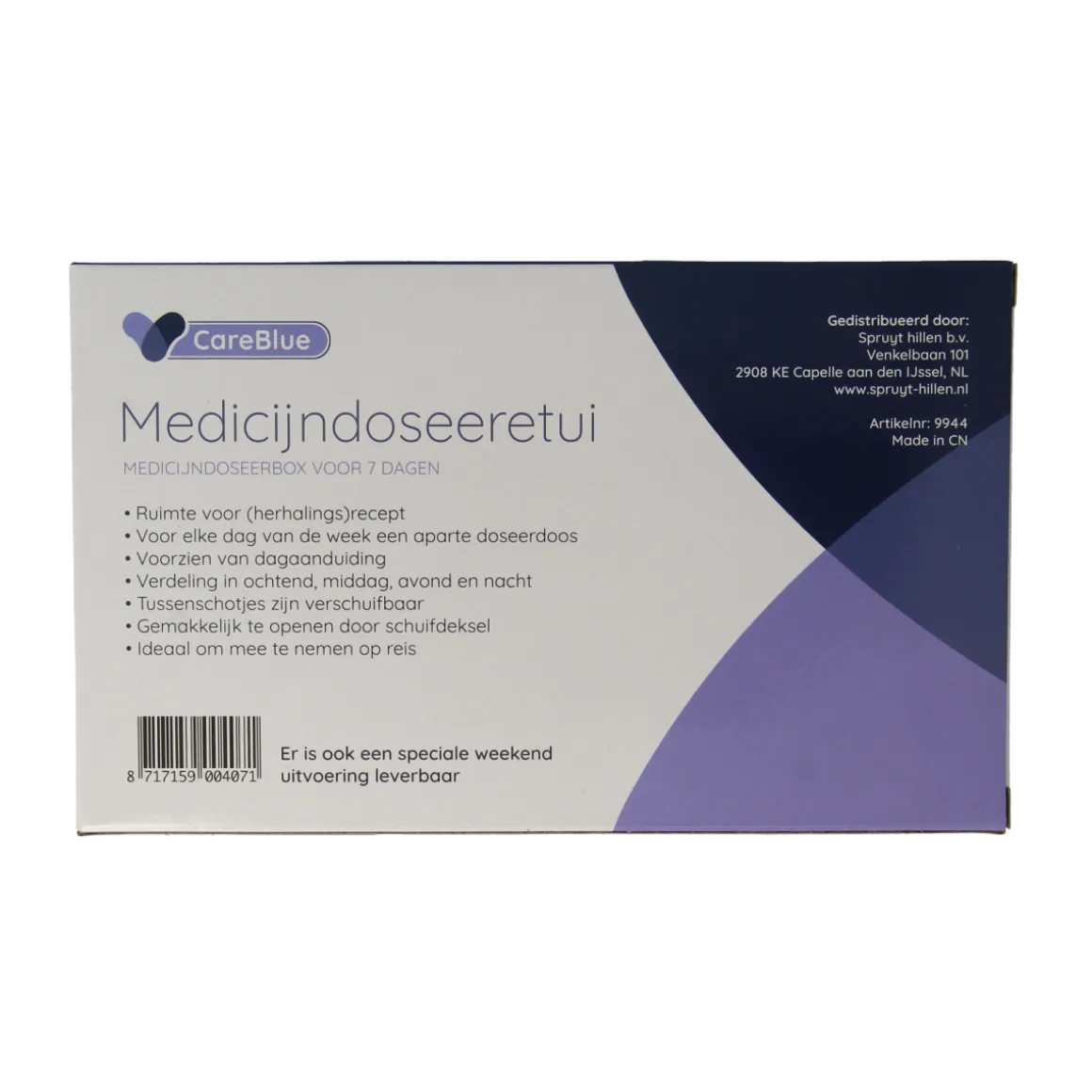 Spruyt Hillen Medicijn doseeretui 7 dagen
