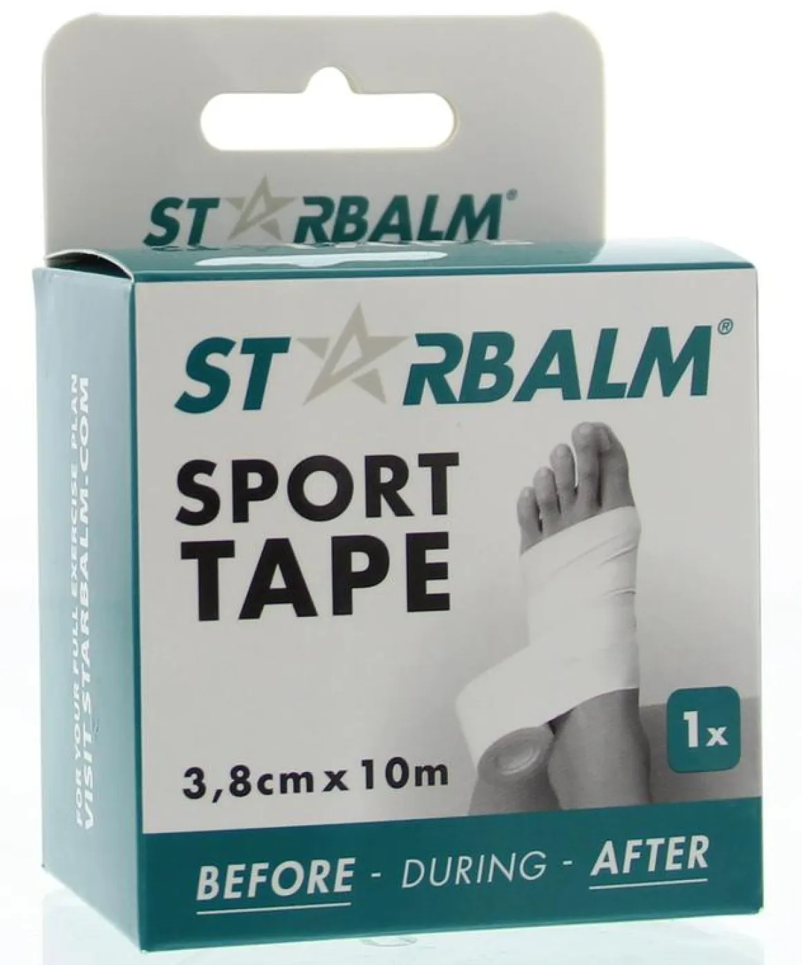 Star balm Sport tape 3.8cm x 10m single box