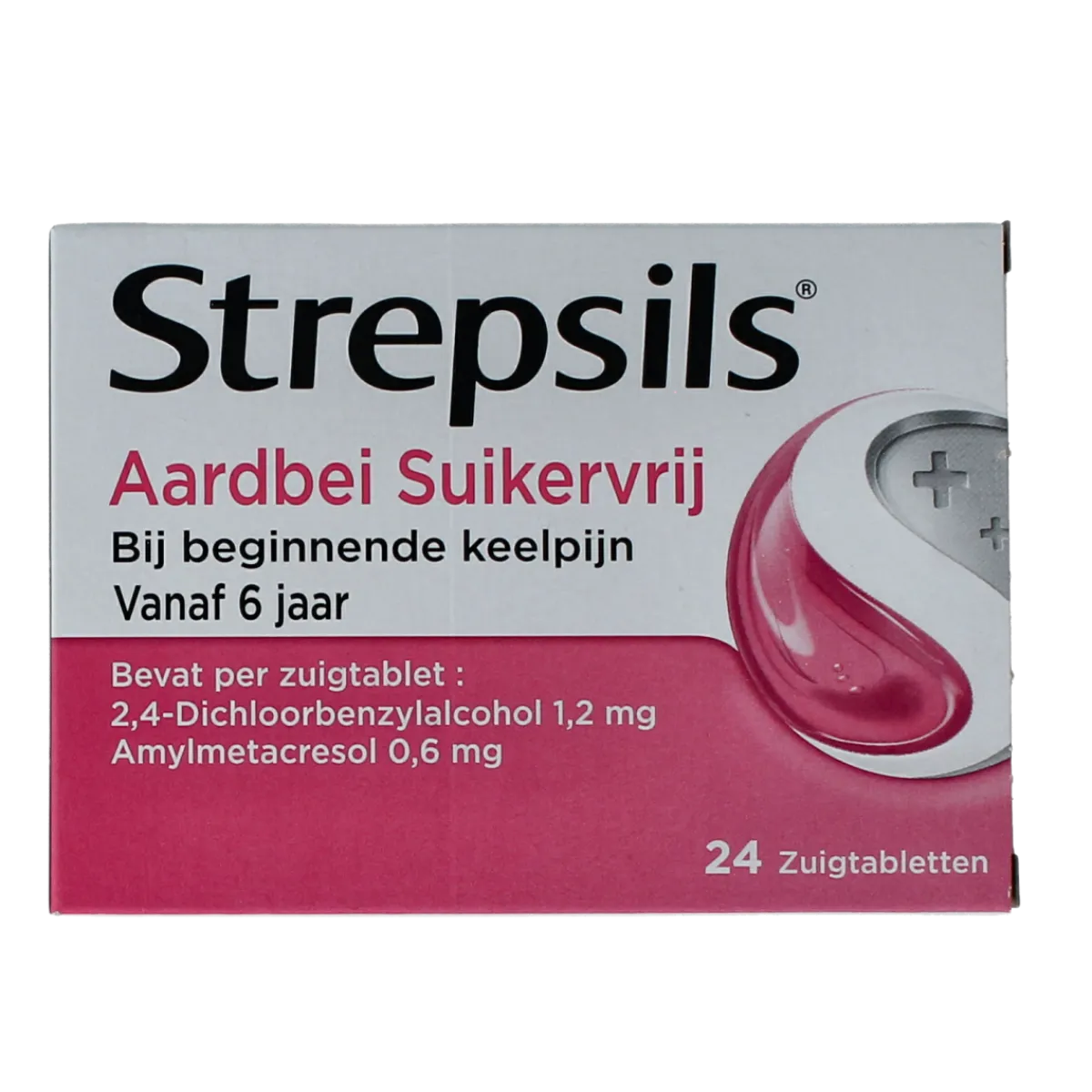 Strepsils Aardbei suikervrij