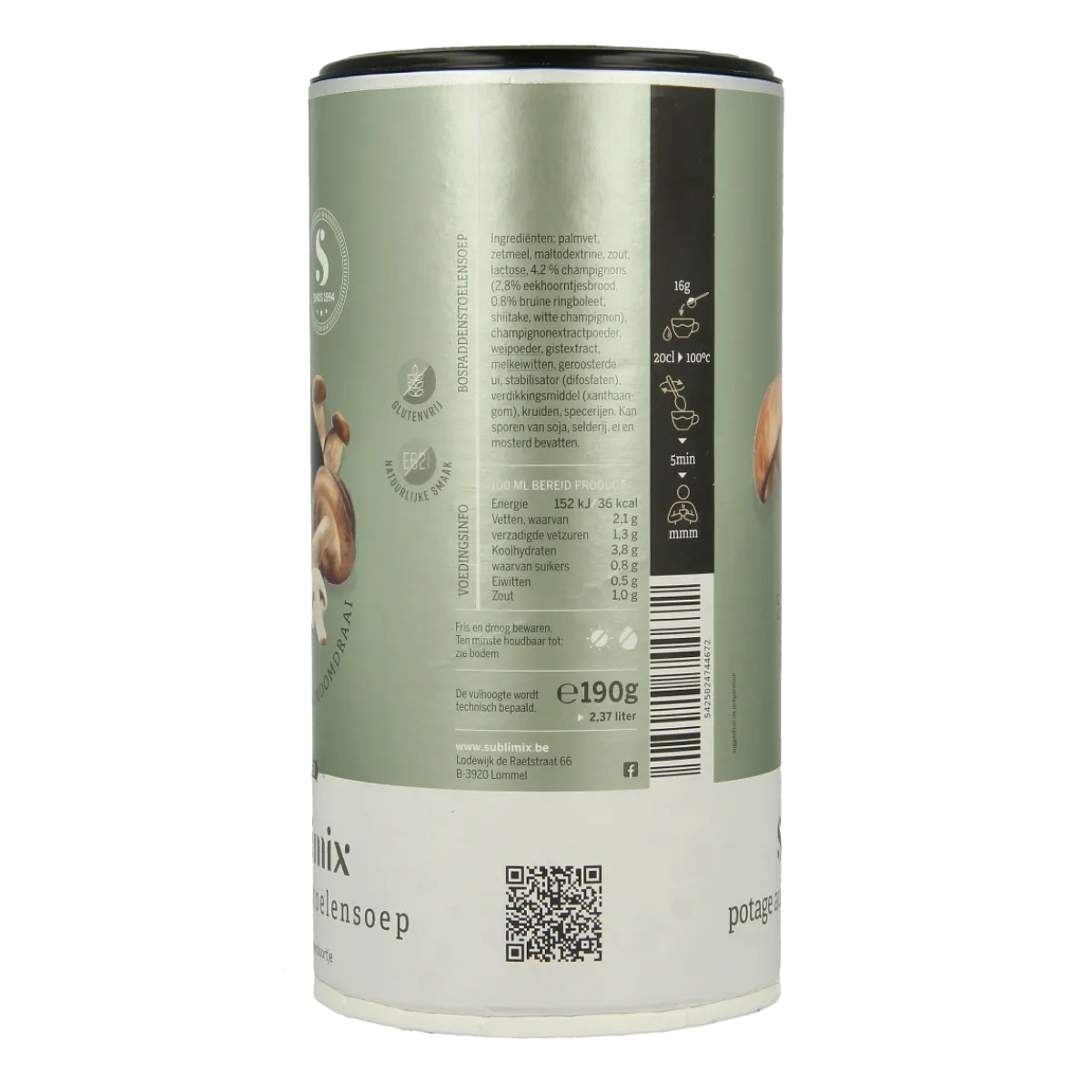 Discount Sublimix Bospaddenstoelensoep glutenvrij
