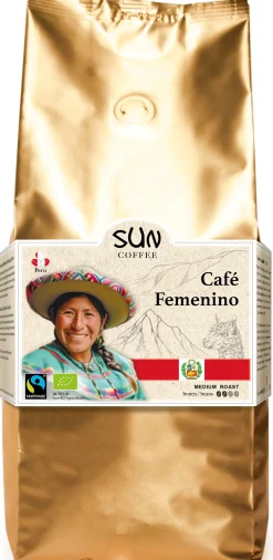 SUN Coffee Femenino medium roast bio