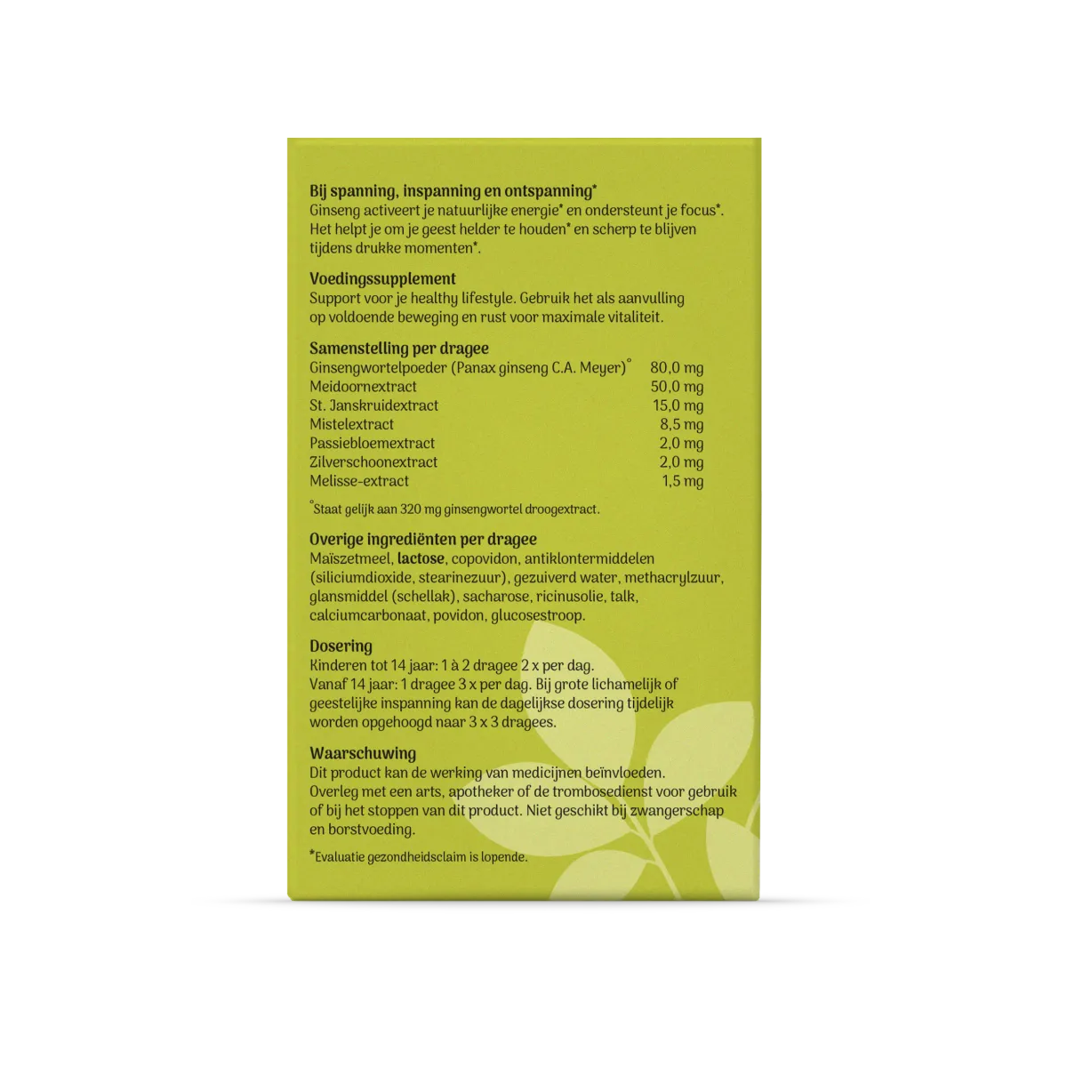 Tai-Ginseng Tai-Ginseng Focus