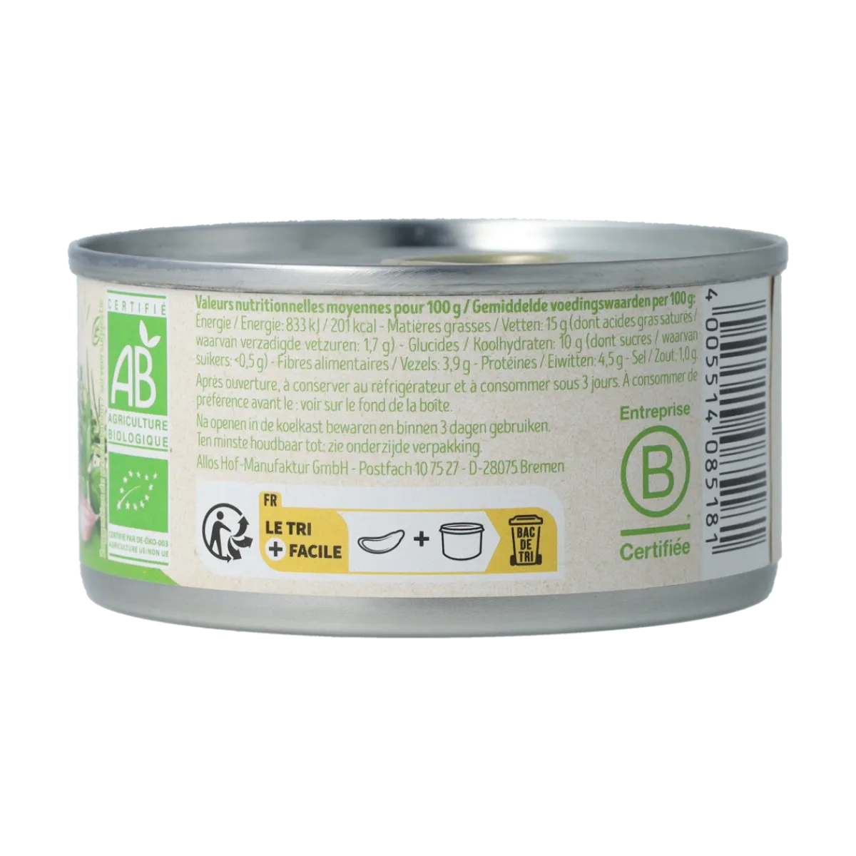 Outlet Tartex Pate provencaalse kruiden bio