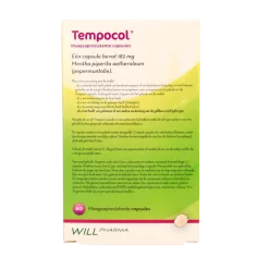 Tempocol Maagsapresistente pepermunt 182mg