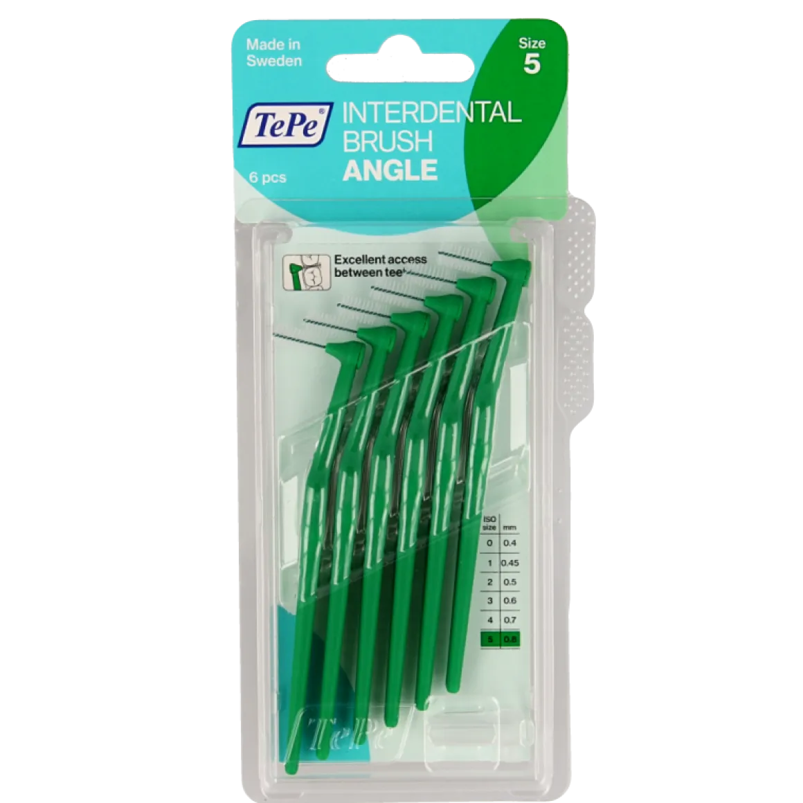TePe Angle groen 0.8 mm maat 5