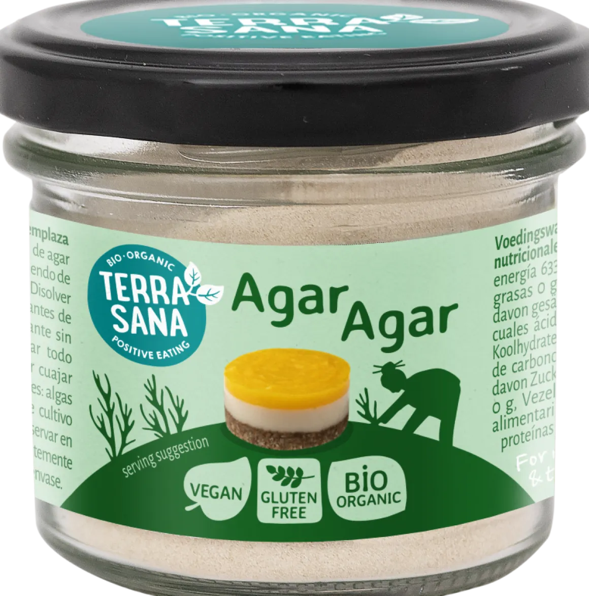 TerraSana Agar agar poeder bio