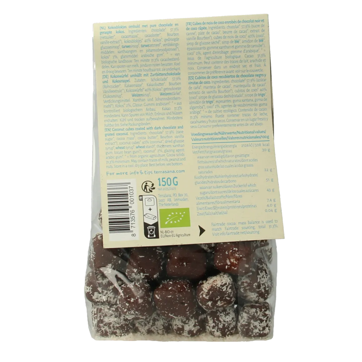 TerraSana Coconut paradise choco bio