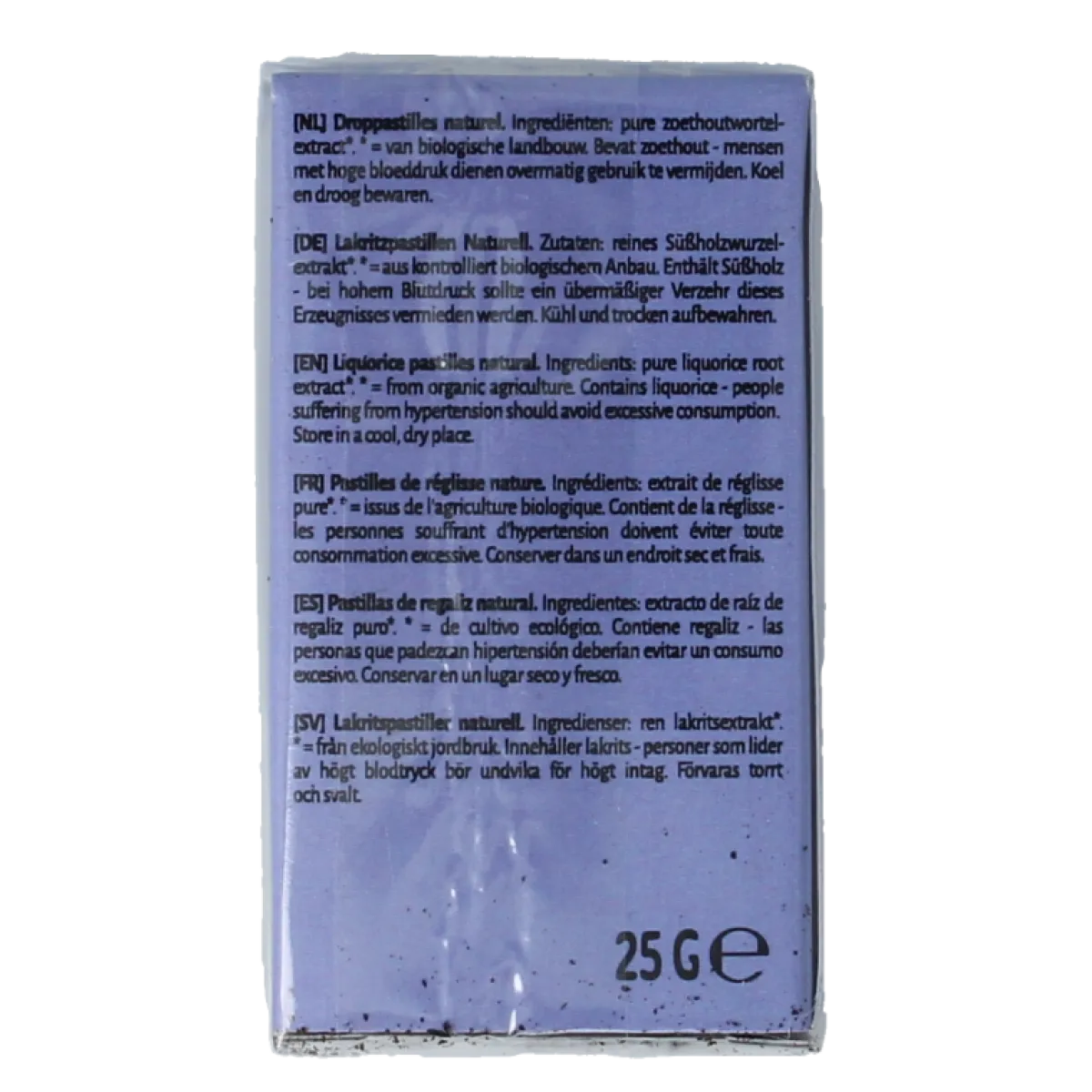 Sale TerraSana Droppastilles naturel bio
