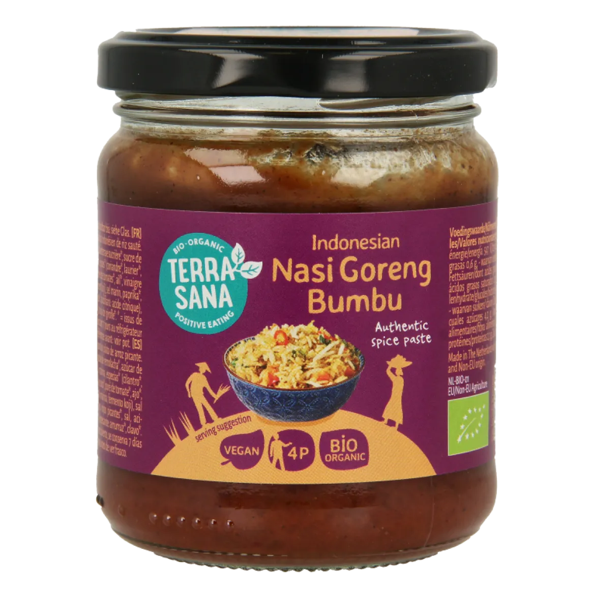 TerraSana Indonesische nasi goreng boemboe bio