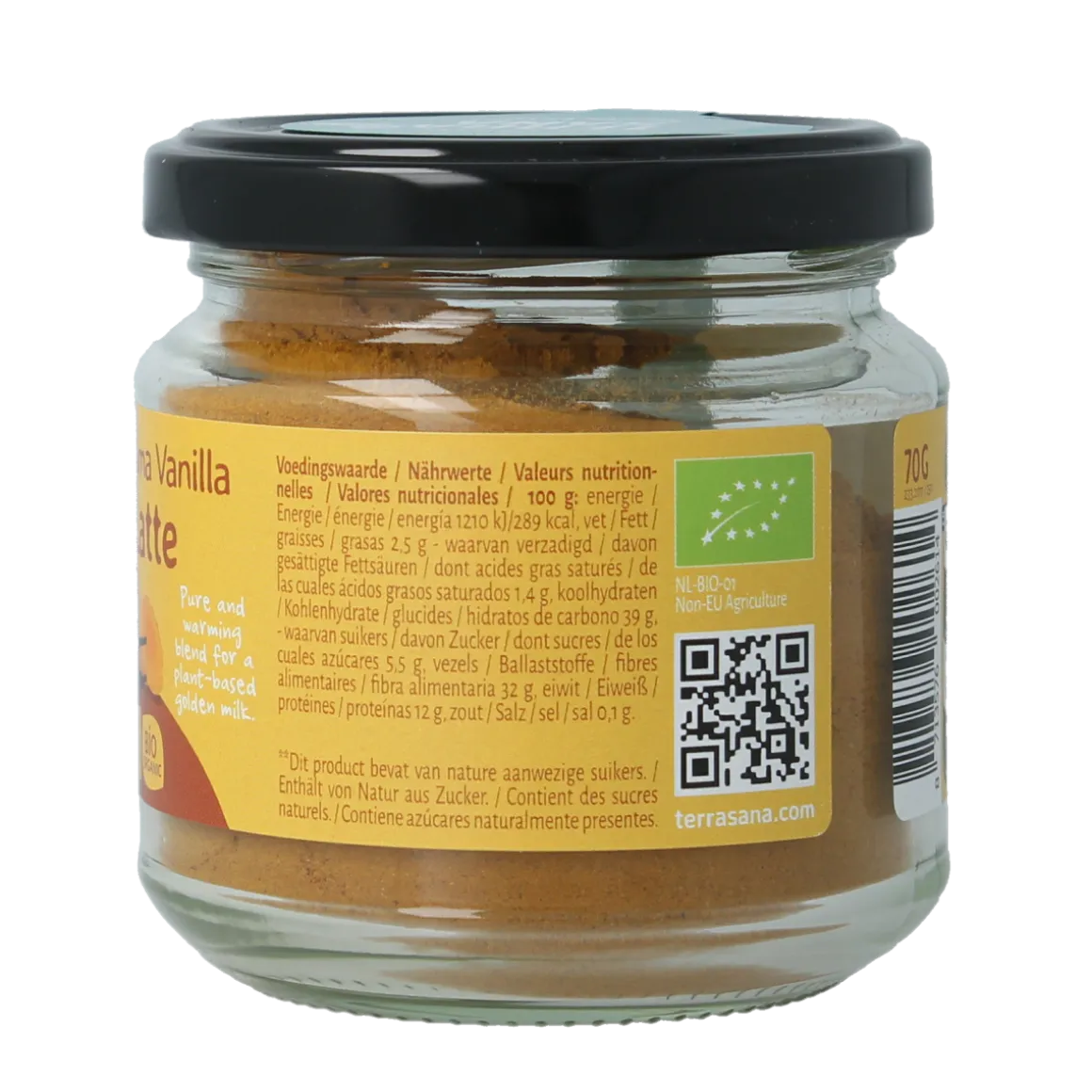 TerraSana Latte curcuma vanilla bio