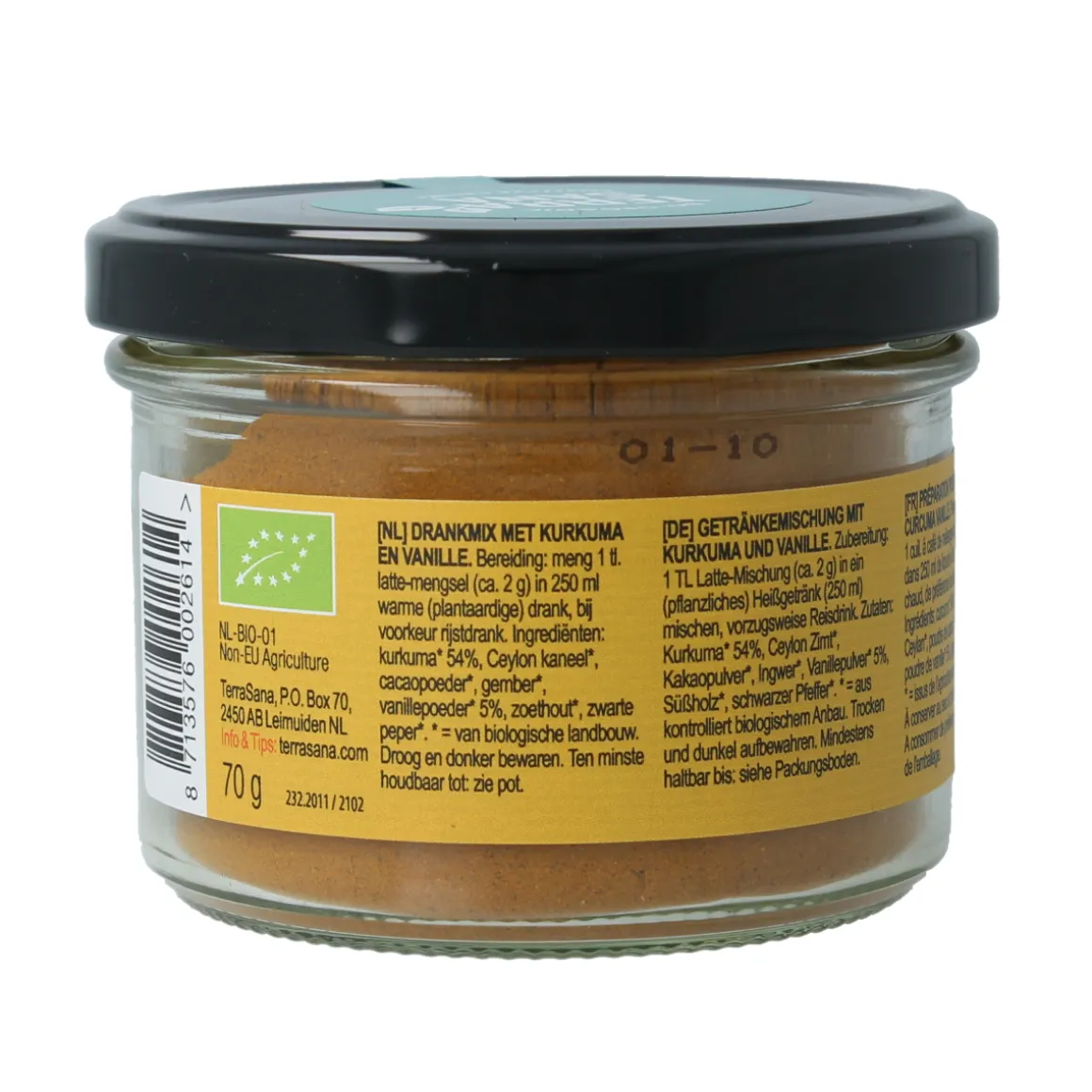 TerraSana Latte curcuma vanilla bio