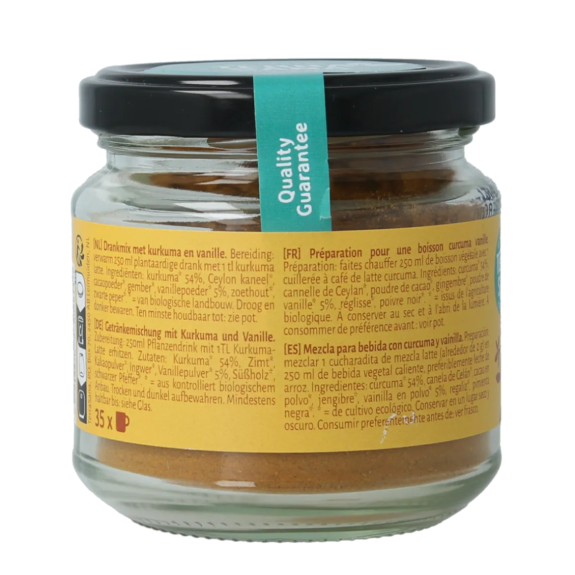 TerraSana Latte curcuma vanilla bio