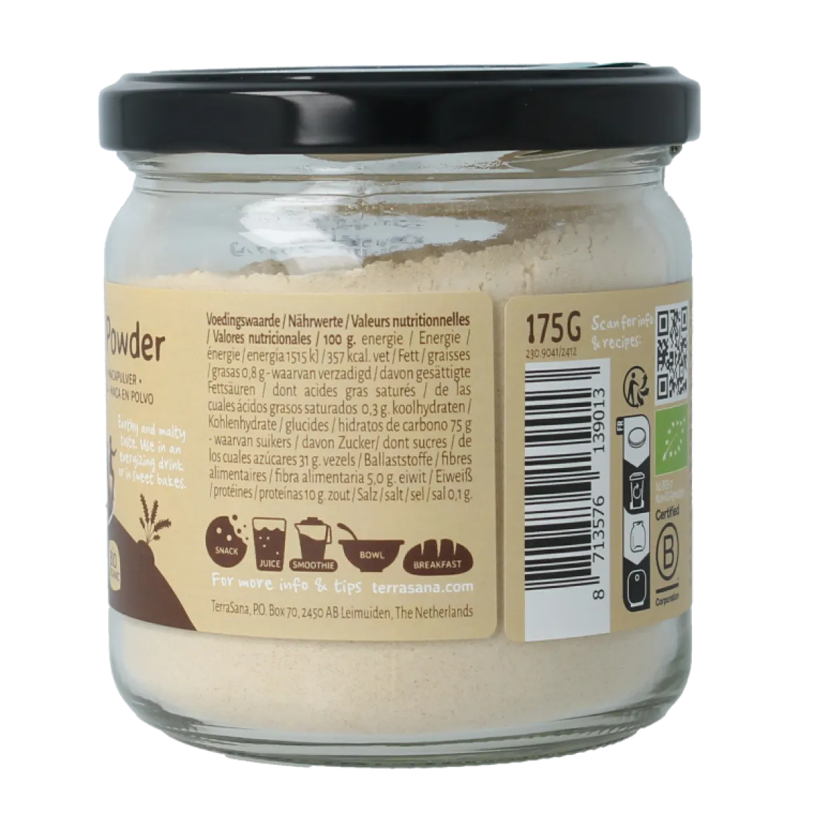 TerraSana Maca high energy bio