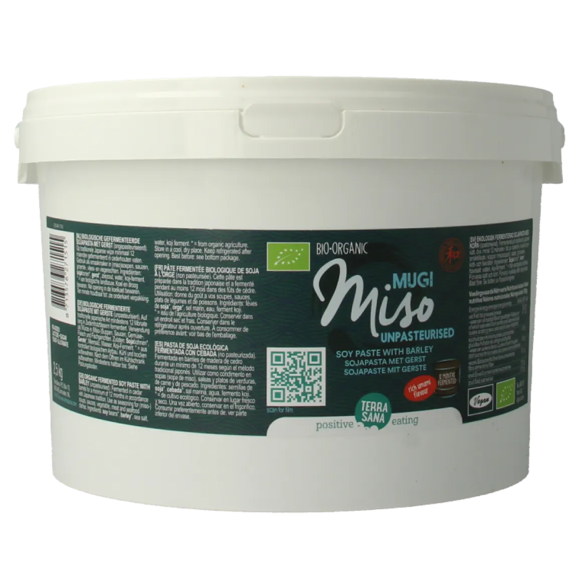 TerraSana Mugi miso gerst ongepateuriseerd bio