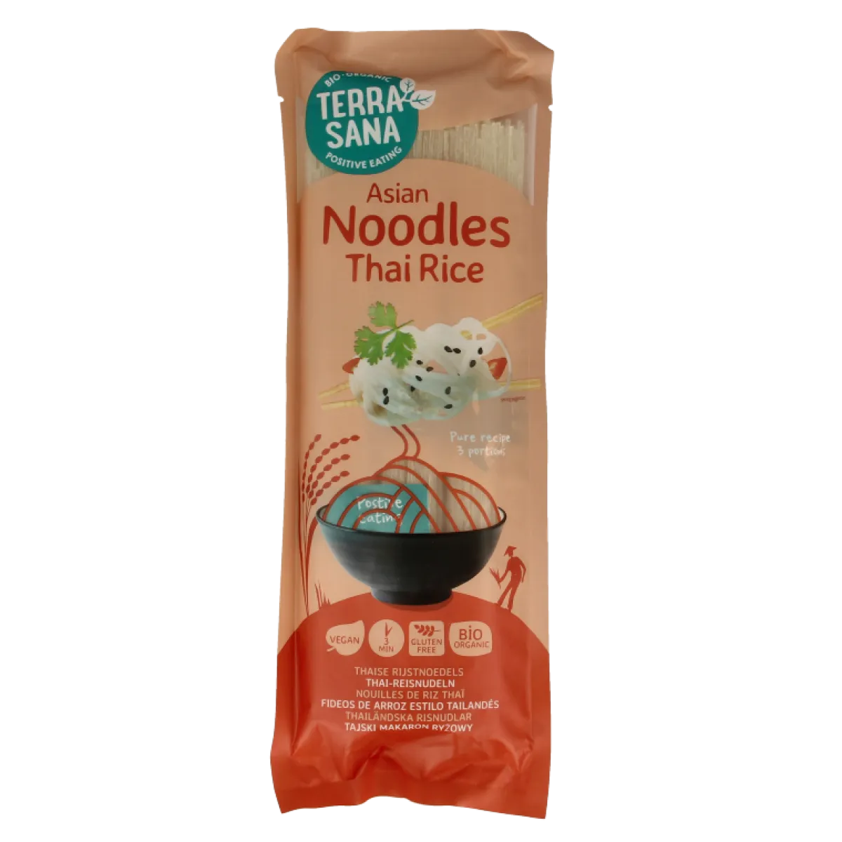 TerraSana Noodles Thaise rijst bio