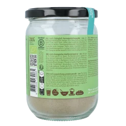 Hot TerraSana Raw hennep protein poeder in glas bio