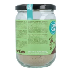 Hot TerraSana Raw hennep protein poeder in glas bio
