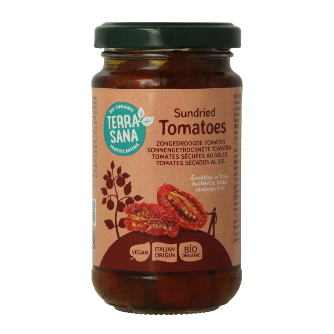 TerraSana Tomaten zongedroogd in olijfolie bio