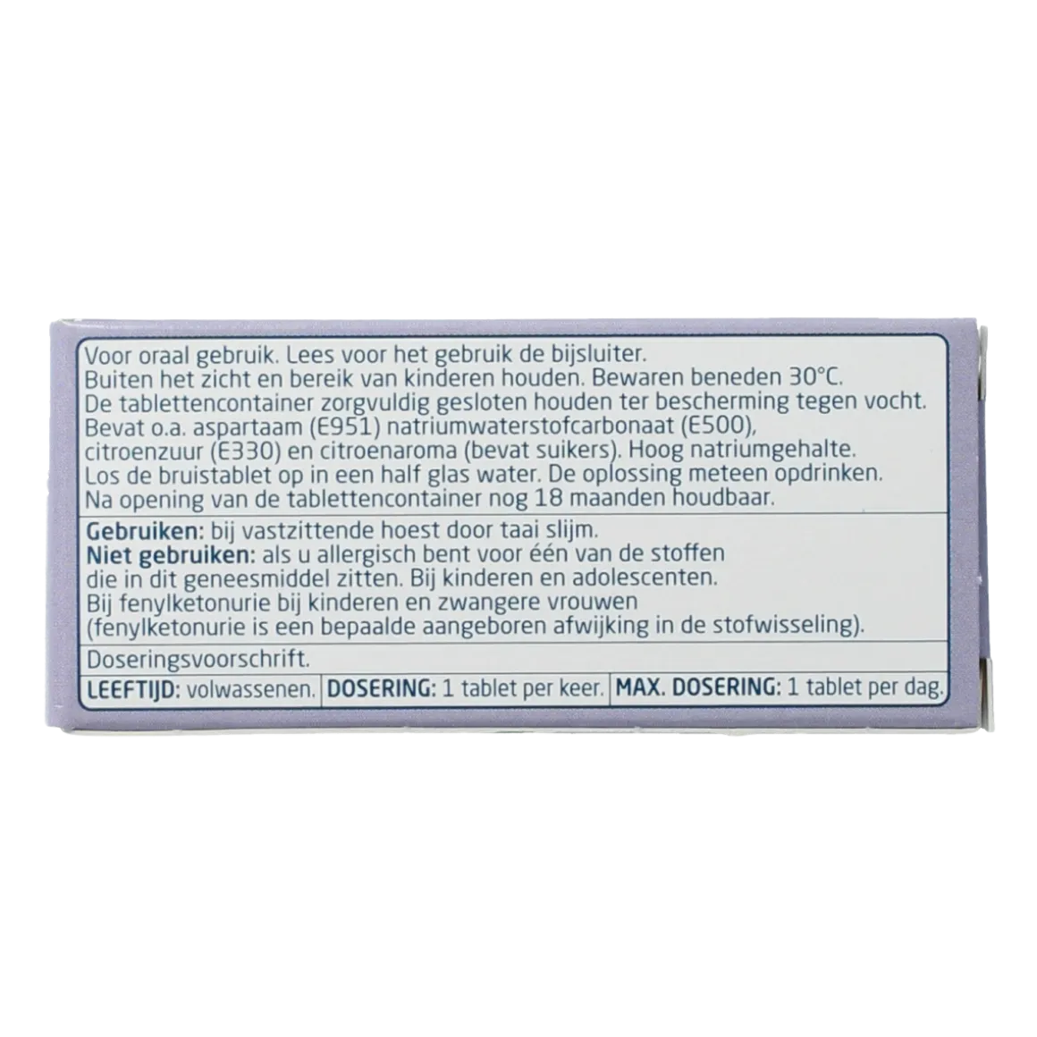 Teva Acetylcysteine 600mg