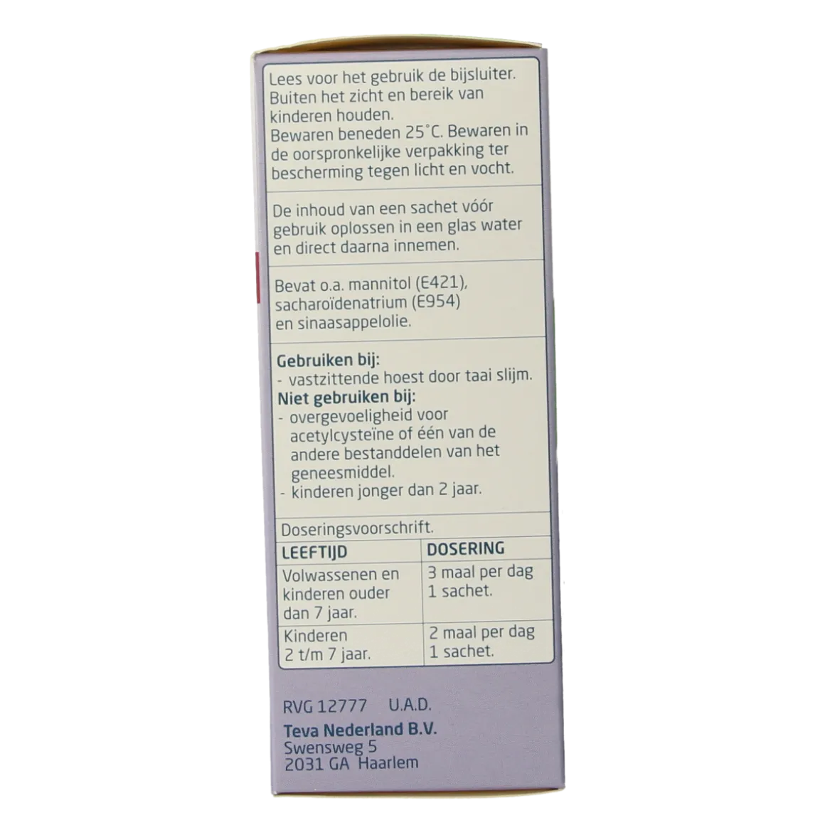 Teva Acetylcysteine 200mg